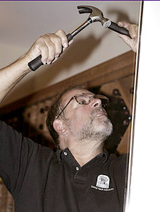 Dennis Building Wine Cellar